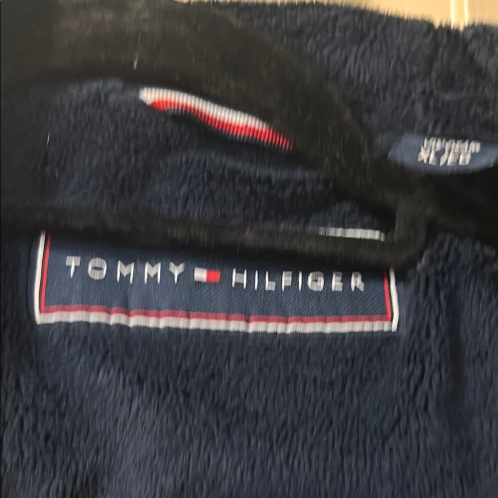 Tommy Hilfiger Navy Fleece Jacket - Picture 4 of 5